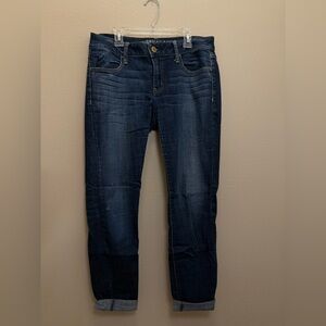american eagle blue jean jeggings